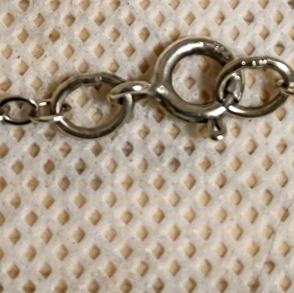 Vintage Silver Red Agate Etched Stone Middle Eastern Prayer Pendant 24" Chain - Picture 7 of 9